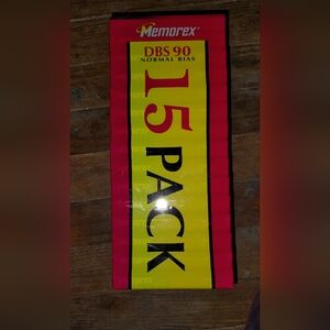 New! 15 Pk Memorex DBS 90 Cassette 15 Pack***
